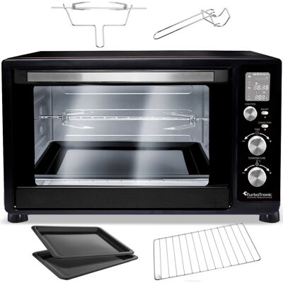 TurboTronic Piekarnik Elektryczny 45L Termoobieg+Rożno+Grill Cyfrowy Wyświetlacz TurboTronic Piekarnik Elektryczny 45L Termoobieg+Rożno+Grill Cyfrowy Wyświetlacz