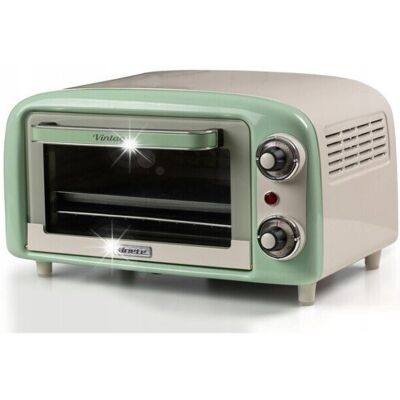 Ariete PIEKARNIK ELEKTRYCZNY KUCHENKA 3919/04 Vintage 800 W zielony 10 L 230°C Ariete PIEKARNIK ELEKTRYCZNY KUCHENKA 3919/04 Vintage 800 W zielony 10 L 230°C