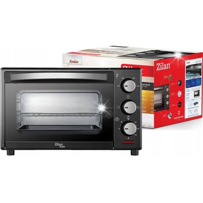 Zilan PIEKARNIK ELEKTRYCZNY MINI CZARNY GRILL 1200W 15L Zilan PIEKARNIK ELEKTRYCZNY MINI CZARNY GRILL 1200W 15L