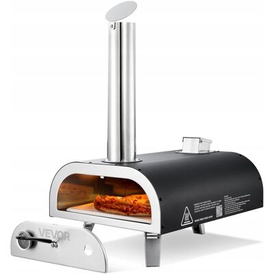 PROFESJONALNY PIEC DO PIZZY VEVOR 12 CALI PELLETOWY NA ZEWNĄTRZ CZARNY PROFESJONALNY PIEC DO PIZZY VEVOR 12 CALI PELLETOWY NA ZEWNĄTRZ CZARNY