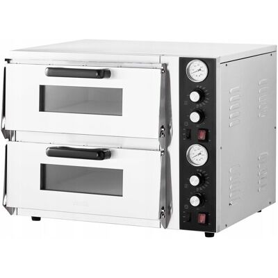 PROFESJONALNY PIEC ELEKTRYCZNY DO PIZZY VEVOR 457 MM 5000W DWUPOZIOMOWY PROFESJONALNY PIEC ELEKTRYCZNY DO PIZZY VEVOR 457 MM 5000W DWUPOZIOMOWY