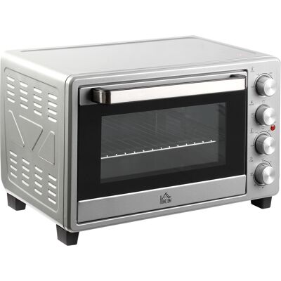 Inny producent Mini Piekarnik Elektryczny 32l 1600w Srebrny Metal Szkło Inny producent Mini Piekarnik Elektryczny 32l 1600w Srebrny Metal Szkło