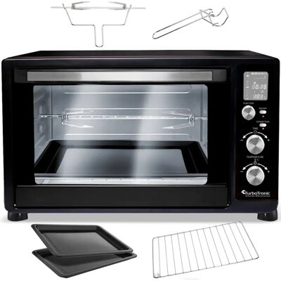 TurboTronic Piekarnik Elektryczny 45l Termoobieg+rożno+grill Cyfrowy Wyświetlacz TurboTronic Piekarnik Elektryczny 45l Termoobieg+rożno+grill Cyfrowy Wyświetlacz