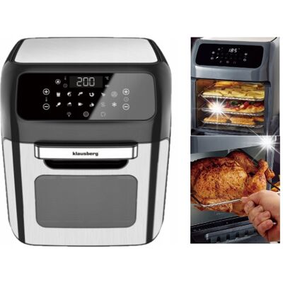 PIEKARNIK Frytkownica BEZTŁUSZCZOWA 12L 1800W 12w1 KLAUSBERG + AKCESORIA PIEKARNIK Frytkownica BEZTŁUSZCZOWA 12L 1800W 12w1 KLAUSBERG + AKCESORIA