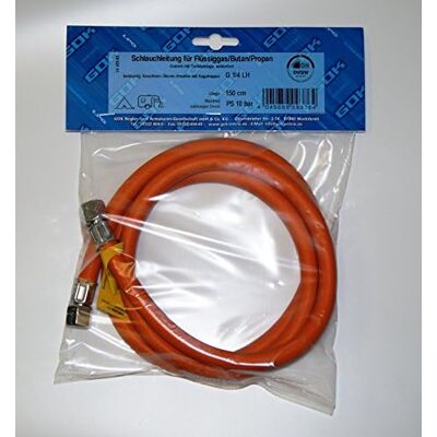 Inny producent Wąż Gazowy 150 Cm Pomarańczowy Przyłącze G 1/4 Lewy Inny producent Wąż Gazowy 150 Cm Pomarańczowy Przyłącze G 1/4 Lewy