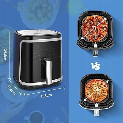 Frytkownica beztłuszczowa 1900 W 7 l Aigostar Cube Frytkownica beztłuszczowa 1900 W 7 l Aigostar Cube