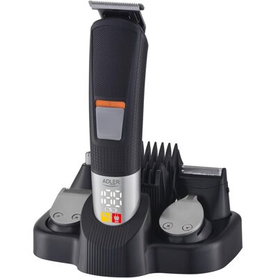Adler AD 2943 Trymer - Zestaw 5 w 1 z Wyświetlaczem LED i Podstawką Adler AD 2943 Trymer - Zestaw 5 w 1 z Wyświetlaczem LED i Podstawką