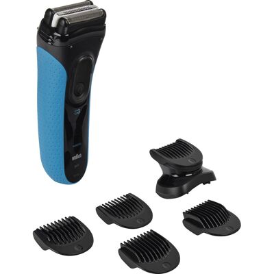 Braun Series 3 3010BT, shaver black/blue, Wet&Dry Braun Series 3 3010BT, shaver black/blue, Wet&Dry