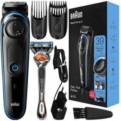 Braun Trymer Golarka Maszynka Do Zarostu Brody 6W1 + Nasadki Braun Trymer Golarka Maszynka Do Zarostu Brody 6W1 + Nasadki
