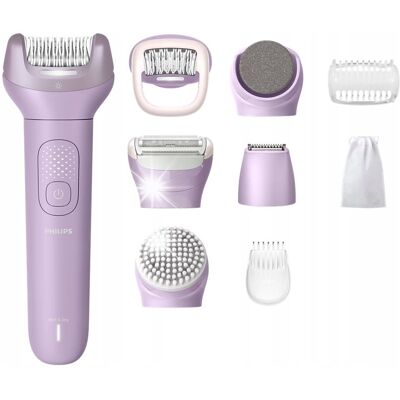 Depilator bezprzewodowy na sucho i mokro Philips 9000 BRE728/00 + 9 nasadek Depilator bezprzewodowy na sucho i mokro Philips 9000 BRE728/00 + 9 nasadek
