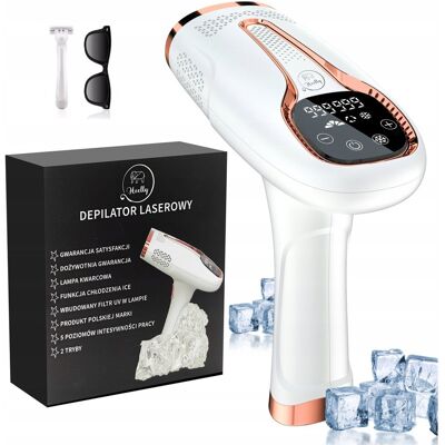 Heelly DEPILATOR IPL DO WŁOSÓW CIAŁA LASEROWY BIKINI NÓG DEPILACJA BEZBOLESNY Heelly DEPILATOR IPL DO WŁOSÓW CIAŁA LASEROWY BIKINI NÓG DEPILACJA BEZBOLESNY