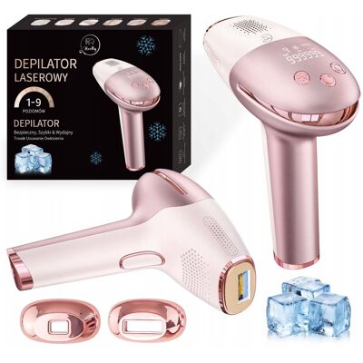 Heelly DEPILATOR IPL DO WŁOSÓW CIAŁA LASEROWY BIKINI NÓG DEPILACJA BEZBOLESNY RÓŻ Heelly DEPILATOR IPL DO WŁOSÓW CIAŁA LASEROWY BIKINI NÓG DEPILACJA BEZBOLESNY RÓŻ
