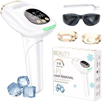 Kaneja Depilator Laserowy Ipl Do Włosów Ciała Bikini Bezbolesny Chłodzący 2 Nasadki Kaneja Depilator Laserowy Ipl Do Włosów Ciała Bikini Bezbolesny Chłodzący 2 Nasadki