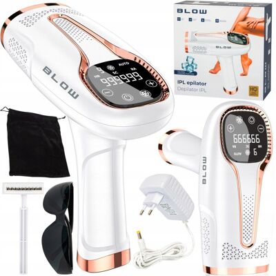 Blow Depilator Laserowy Ipl do Włosów Ciała Bikini Nóg Depilacja Bezbolesna Blow Depilator Laserowy Ipl do Włosów Ciała Bikini Nóg Depilacja Bezbolesna