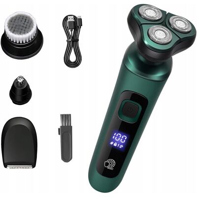ZREE ELEKTRYCZNA GOLARKA 4W1 MĘSKA DO BRODY TRYMER ŁADOWANIE USB MYCIE WODĄ ZREE ELEKTRYCZNA GOLARKA 4W1 MĘSKA DO BRODY TRYMER ŁADOWANIE USB MYCIE WODĄ