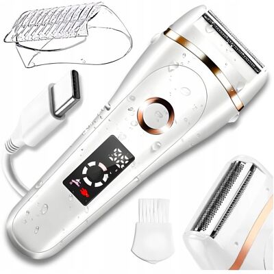 MINEXO Golarka Damska Maszynka Bezprzewodowa Usb Trymer Do Ciała Bikini Nóg 3W1 MINEXO Golarka Damska Maszynka Bezprzewodowa Usb Trymer Do Ciała Bikini Nóg 3W1