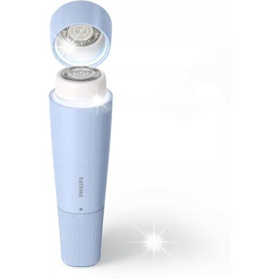 Golarka do twarzy dla kobiet Na baterie Światło LED Philips BRR484/00 Golarka do twarzy dla kobiet Na baterie Światło LED Philips BRR484/00