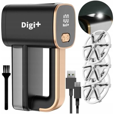 Digi+ GOLARKA DO UBRAŃ TKANIN SWETRÓW TAPICERKI MOCNA AKUMULATOR 2000mAh USB LED Digi+ GOLARKA DO UBRAŃ TKANIN SWETRÓW TAPICERKI MOCNA AKUMULATOR 2000mAh USB LED