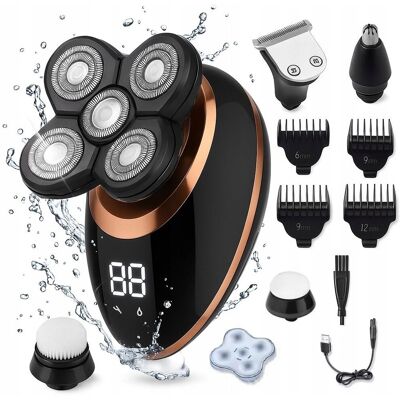 Anytech Golarka Elektryczna Do Brody RQ 6900 Maszynka Męska Do Golenia Głowy Trymer Anytech Golarka Elektryczna Do Brody RQ 6900 Maszynka Męska Do Golenia Głowy Trymer