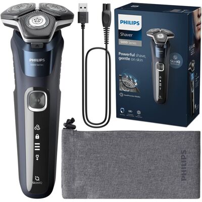 GOLARKA ELEKTRYCZNA PHILIPS 5000 SERIES S5885/10 SkinIQ WODOODPORNA Z ETUI GOLARKA ELEKTRYCZNA PHILIPS 5000 SERIES S5885/10 SkinIQ WODOODPORNA Z ETUI