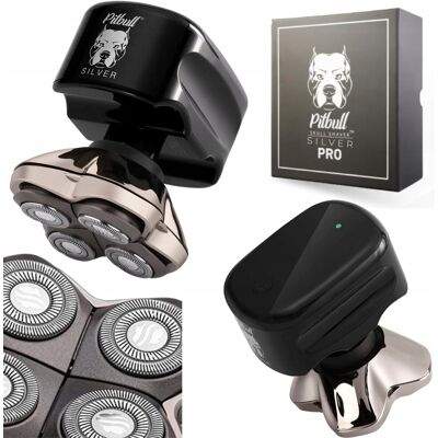 GOLARKA MĘSKA ELEKTRYCZNA Skull Shaver Pitbull Silver PRO WŁOSY I ZAROST GOLARKA MĘSKA ELEKTRYCZNA Skull Shaver Pitbull Silver PRO WŁOSY I ZAROST