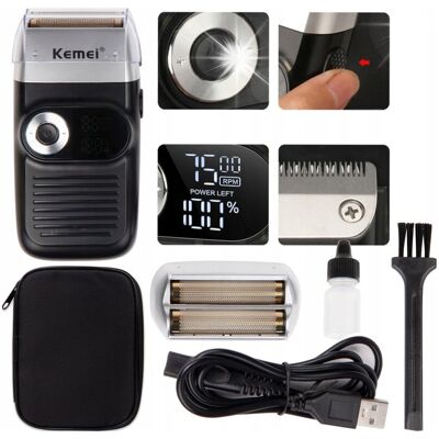 Kemei KM-2026 Shaver Mała golarka elektryczna dla mężczyzn Kemei KM-2026 Shaver Mała golarka elektryczna dla mężczyzn