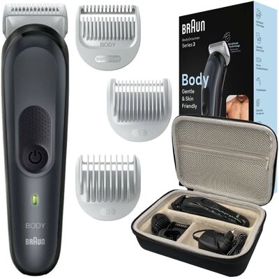 Maszynka Braun BG3340 + Etui na maszynki i golarki czarne Maszynka Braun BG3340 + Etui na maszynki i golarki czarne