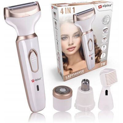 Maszynka do golenia Alpina Depilator 4w1 pachy bikini brwi nos GOLARKA Maszynka do golenia Alpina Depilator 4w1 pachy bikini brwi nos GOLARKA