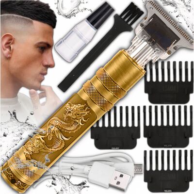 Inny producent Maszynka do Strzyżenia Brody Włosów Ciała Trymer Barber GOLD Wielofunkcyjna Inny producent Maszynka do Strzyżenia Brody Włosów Ciała Trymer Barber GOLD Wielofunkcyjna