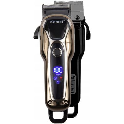Maszynka do włosów Kemei KM-1900 LCD, 2000 mAh, pełny zestaw Maszynka do włosów Kemei KM-1900 LCD, 2000 mAh, pełny zestaw