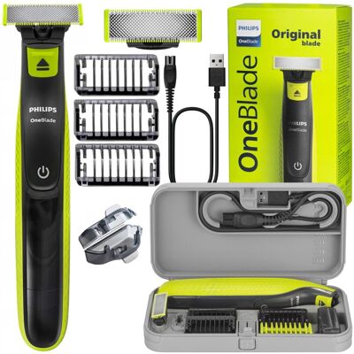 Maszynka Philips OneBlade QP2724/10 + Plastikowe etui do golarek Philips OneBlade - Slim Edition Maszynka Philips OneBlade QP2724/10 + Plastikowe etui do golarek Philips OneBlade - Slim Edition