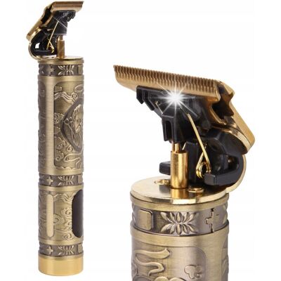 Inny producent MASZYNKA TRYMER DO BRODY WŁOSÓW BARBER 1500 mAh 10 W VINTAGE T9 Inny producent MASZYNKA TRYMER DO BRODY WŁOSÓW BARBER 1500 mAh 10 W VINTAGE T9