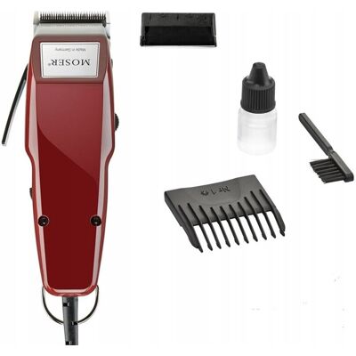Moser Hair Clipper Typ 1400 Bordo Maszynka do strzyżenia kolor bordowy Moser Hair Clipper Typ 1400 Bordo Maszynka do strzyżenia kolor bordowy