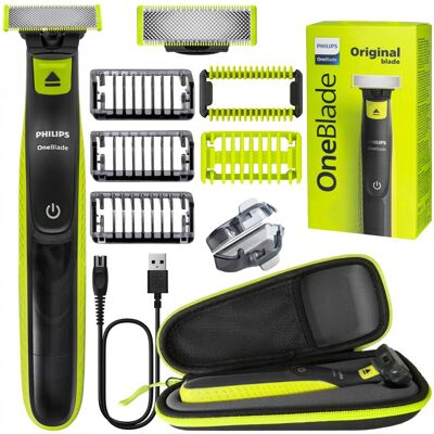 Maszynka Philips OneBlade QP2724/10 + Etui typ2 + 2 nasadki do ciała Maszynka Philips OneBlade QP2724/10 + Etui typ2 + 2 nasadki do ciała