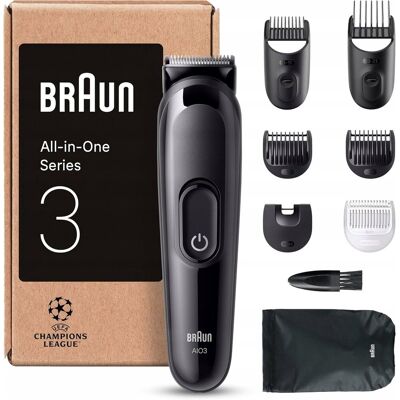 Trymer Braun All-in-One Series 3, zestaw 8 w 1 AIO3545 Trymer Braun All-in-One Series 3, zestaw 8 w 1 AIO3545