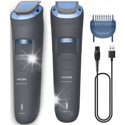 Trymer do Brody WODOODPORNY Męski PHILIPS 20 ustawień długość BEZPRZEWODOWY Trymer do Brody WODOODPORNY Męski PHILIPS 20 ustawień długość BEZPRZEWODOWY