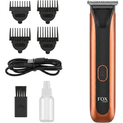 Trymer do włosów i zarostu Fox Orange S Profesjonalny 0,5mm Bezprzewodowy Trymer do włosów i zarostu Fox Orange S Profesjonalny 0,5mm Bezprzewodowy