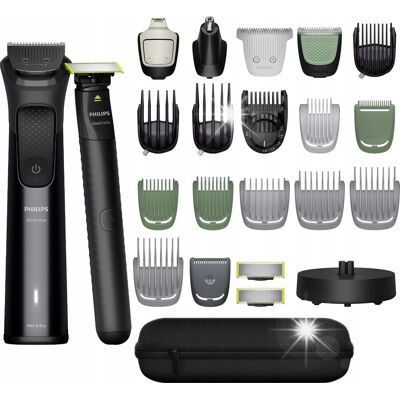 Trymer golarka męska 25 w 1 + Oneblade twarz włosy ciało Philips MG9690/30 Trymer golarka męska 25 w 1 + Oneblade twarz włosy ciało Philips MG9690/30