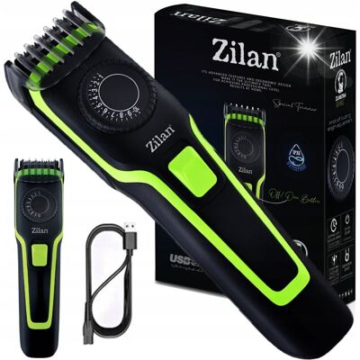 Zilan UNIWERSALNY TRYMER DO BRODY CIAŁA BEZPRZEWODOWY WODOODPORNY 19 POZIOMÓW USB Zilan UNIWERSALNY TRYMER DO BRODY CIAŁA BEZPRZEWODOWY WODOODPORNY 19 POZIOMÓW USB