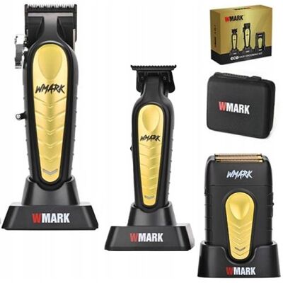 Inny producent WMARK NG-1638B KIT Barber Zestaw Profesjonalny maszynka + trymer + golarka Inny producent WMARK NG-1638B KIT Barber Zestaw Profesjonalny maszynka + trymer + golarka