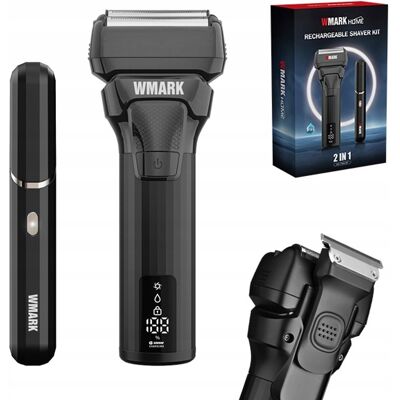 Inny producent WMARK NG-7984KIT Barber Shaver golarka do włosów i brody + trymer do nosa Inny producent WMARK NG-7984KIT Barber Shaver golarka do włosów i brody + trymer do nosa
