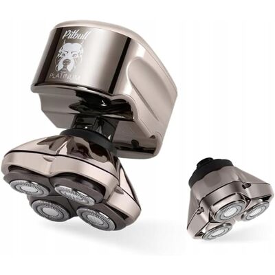 ZESTAW MASZYNKA GOLARKA MĘSKA Skull Shaver Pitbull Platinum PRO + 2 GŁOWICE ZESTAW MASZYNKA GOLARKA MĘSKA Skull Shaver Pitbull Platinum PRO + 2 GŁOWICE