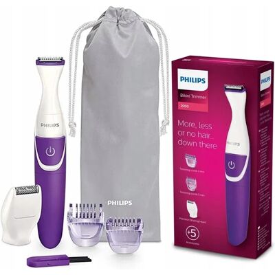 Trymer Bikini Philips Brt383/15 Z Nasadkami, Pędzelkiem I Woreczkiem Etui Trymer Bikini Philips Brt383/15 Z Nasadkami, Pędzelkiem I Woreczkiem Etui