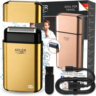 Adler Elektryczna Maszynka Do Golenia Męska Golarka Zarostu Foliowa Bezprzewodowa Adler Elektryczna Maszynka Do Golenia Męska Golarka Zarostu Foliowa Bezprzewodowa