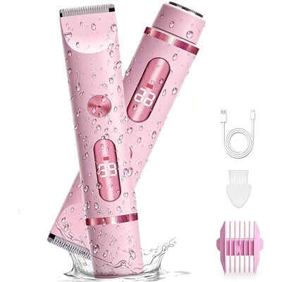 Inny producent Golarka Damska Bezprzewodowa Trymer Do Bikini Ipx7 Różowy Inny producent Golarka Damska Bezprzewodowa Trymer Do Bikini Ipx7 Różowy