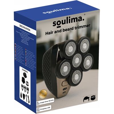 Soulima Golarka Męska Elektryczna Bezprzewodowa Maszynka do Golenia Ciała Brody XXL Soulima Golarka Męska Elektryczna Bezprzewodowa Maszynka do Golenia Ciała Brody XXL