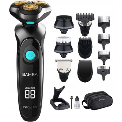 Golarka Precisioncare Twistgroom 10in1 Cecotec Na Sucho 6 Głowic Czarny Golarka Precisioncare Twistgroom 10in1 Cecotec Na Sucho 6 Głowic Czarny
