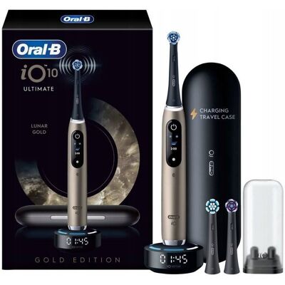 2X Szczoteczka magnetyczna ORAL-B iO 10 Złoty + Etui 2X Szczoteczka magnetyczna ORAL-B iO 10 Złoty + Etui