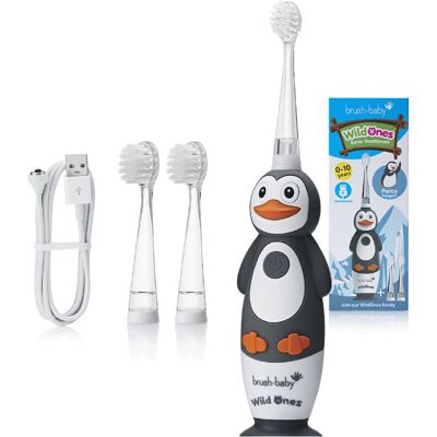 Brush-Baby WildOnes szczoteczka soniczna dla dzieci 0-10l Penguin Brush-Baby WildOnes szczoteczka soniczna dla dzieci 0-10l Penguin