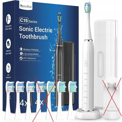 COULAX Szczoteczka Elektroniczna Soniczna 5 Trybów Biała COULAX Szczoteczka Elektroniczna Soniczna 5 Trybów Biała